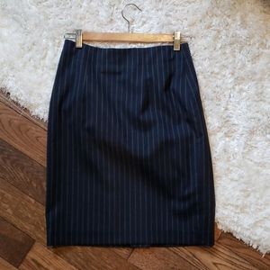 Banana Republic Pinstripe Pencil Skirt